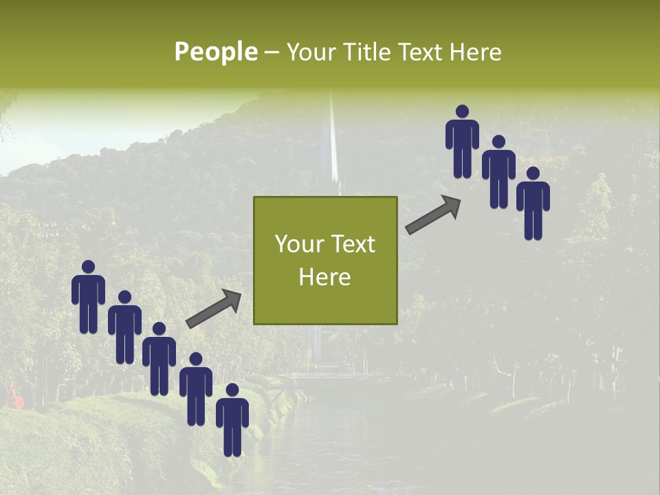 A Church On A Hill With A River In Front Of It PowerPoint Template