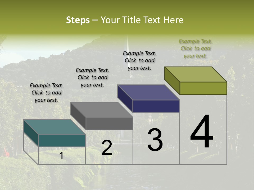 A Church On A Hill With A River In Front Of It PowerPoint Template