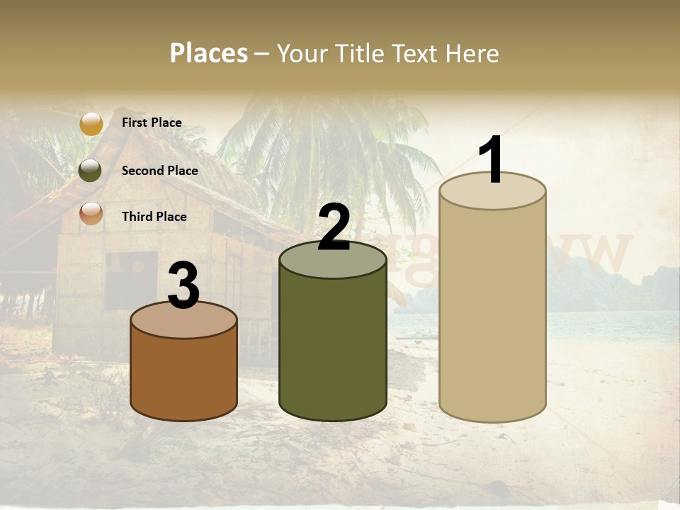 Philippines Nature Sand PowerPoint Template