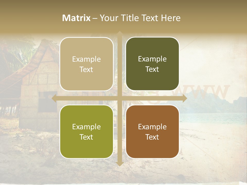 Philippines Nature Sand PowerPoint Template