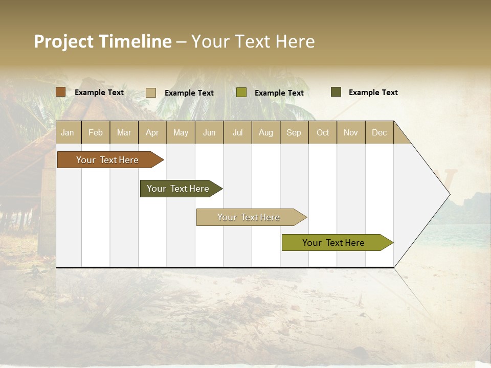 Philippines Nature Sand PowerPoint Template