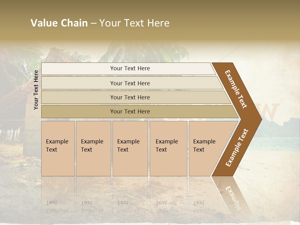 Philippines Nature Sand PowerPoint Template