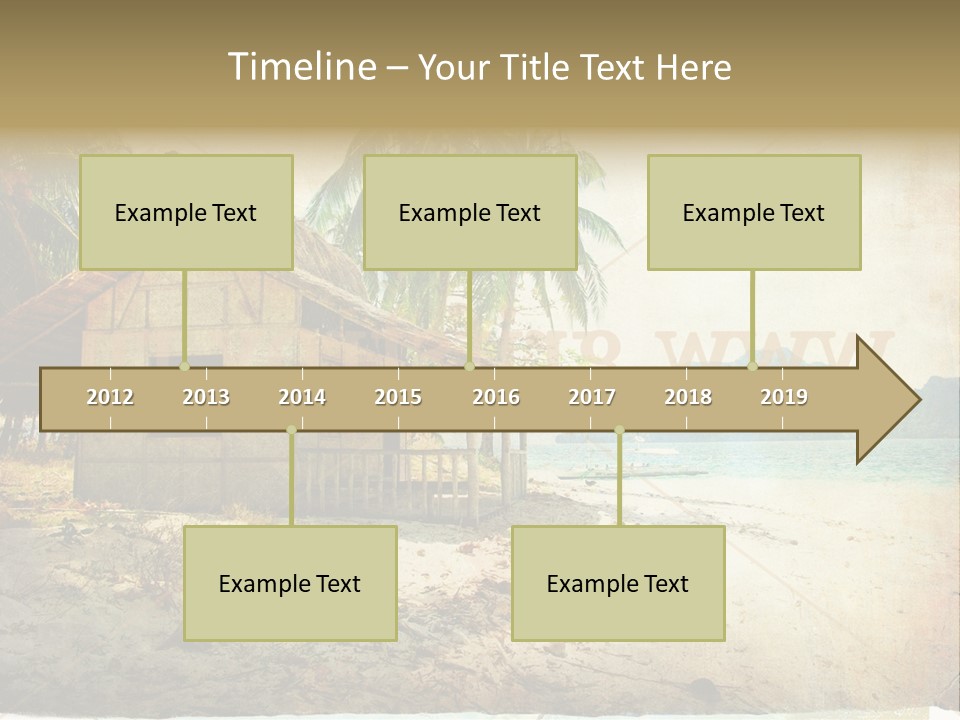 Philippines Nature Sand PowerPoint Template