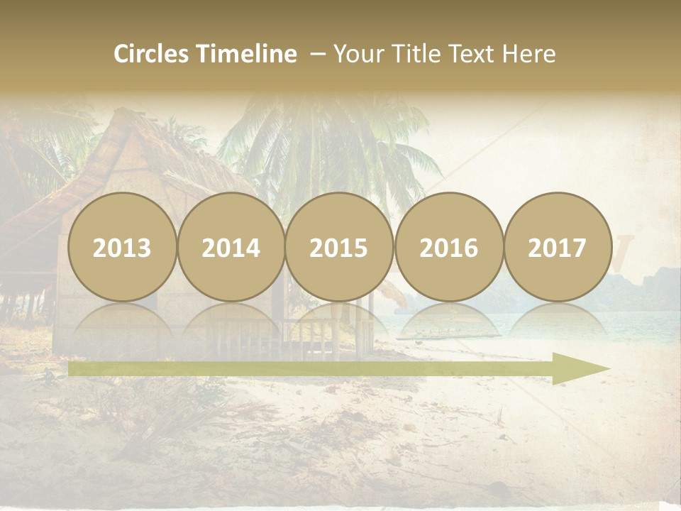 Philippines Nature Sand PowerPoint Template
