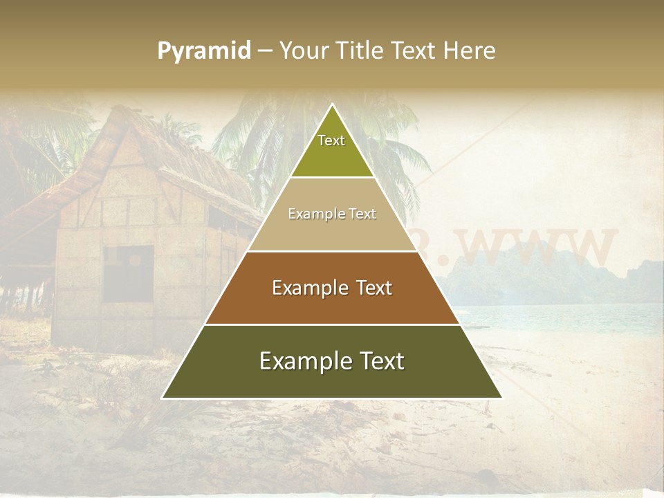 Philippines Nature Sand PowerPoint Template
