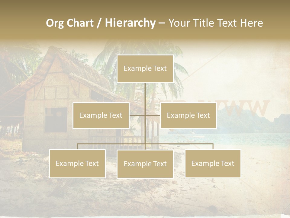 Philippines Nature Sand PowerPoint Template