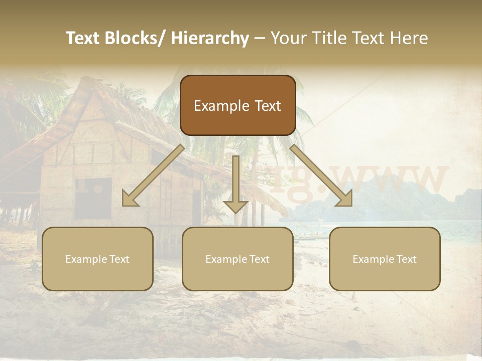 Philippines Nature Sand PowerPoint Template