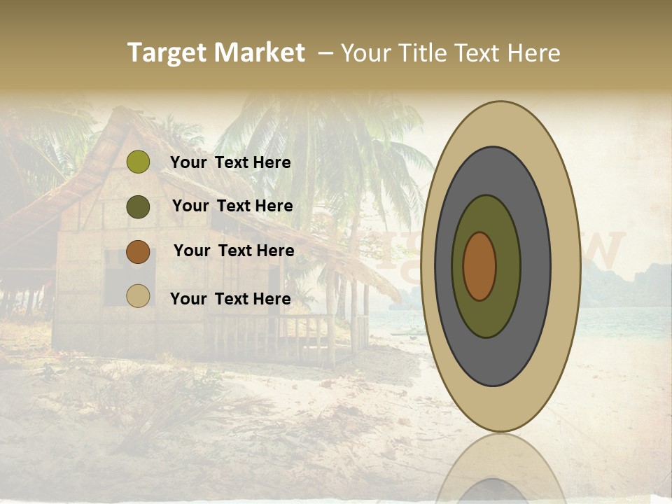 Philippines Nature Sand PowerPoint Template