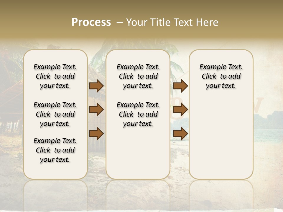 Philippines Nature Sand PowerPoint Template