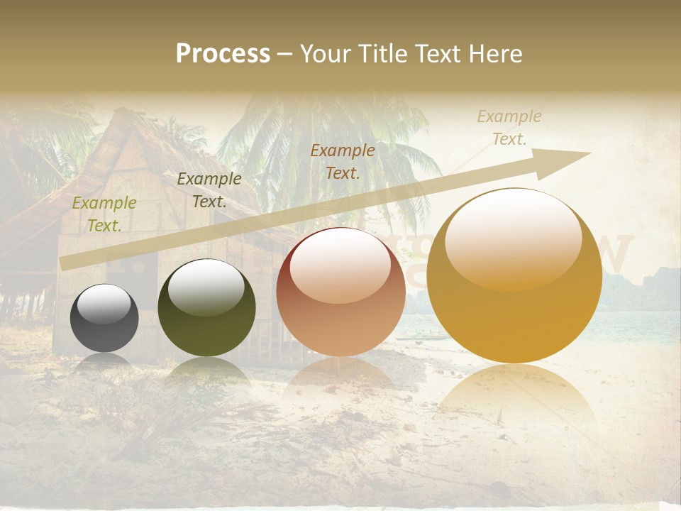 Philippines Nature Sand PowerPoint Template