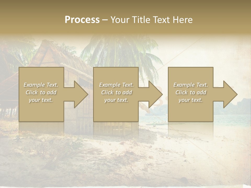 Philippines Nature Sand PowerPoint Template