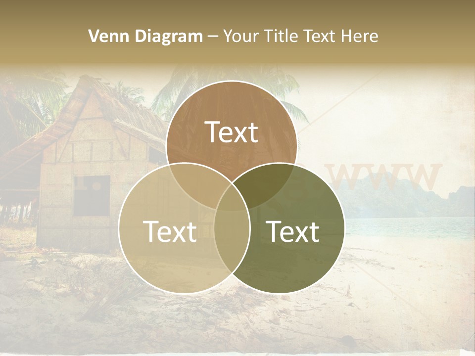 Philippines Nature Sand PowerPoint Template