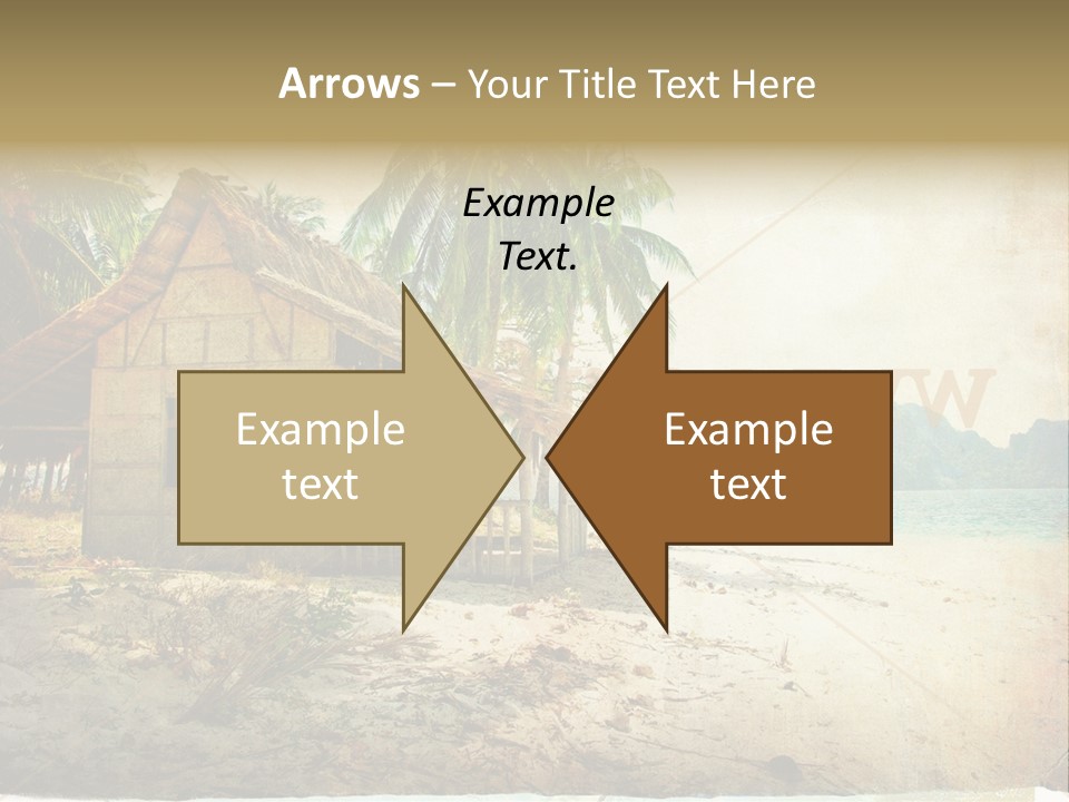 Philippines Nature Sand PowerPoint Template