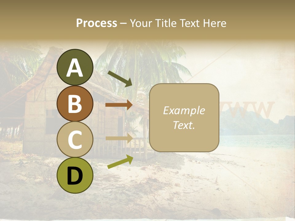 Philippines Nature Sand PowerPoint Template