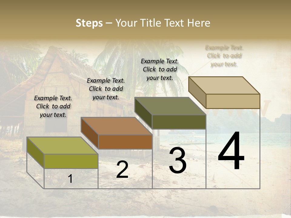 Philippines Nature Sand PowerPoint Template