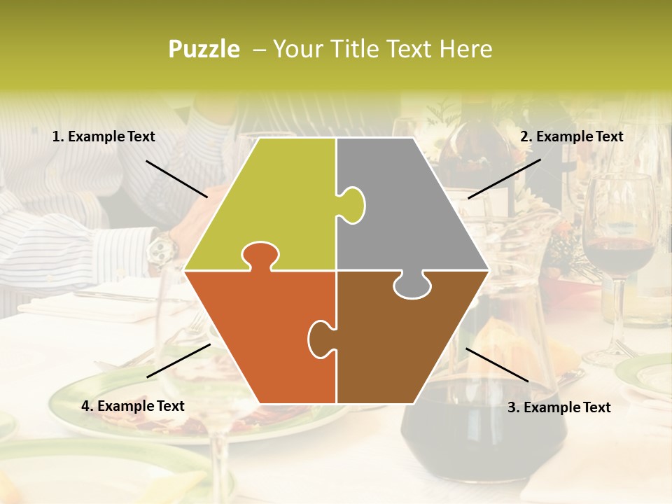 A Group Of People Sitting At A Table With Wine Glasses PowerPoint Template