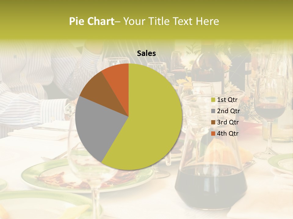 A Group Of People Sitting At A Table With Wine Glasses PowerPoint Template