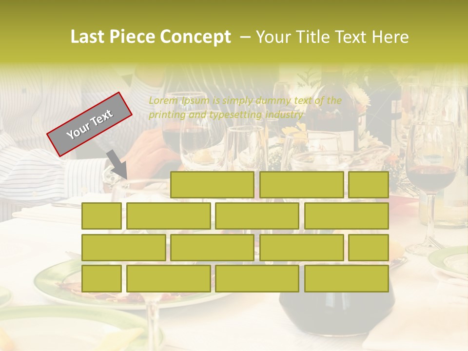 A Group Of People Sitting At A Table With Wine Glasses PowerPoint Template