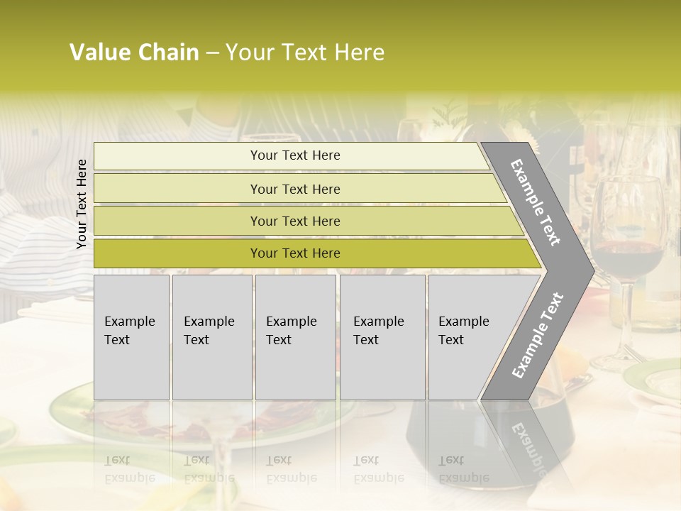 A Group Of People Sitting At A Table With Wine Glasses PowerPoint Template
