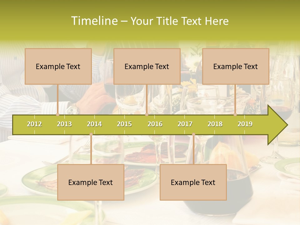 A Group Of People Sitting At A Table With Wine Glasses PowerPoint Template