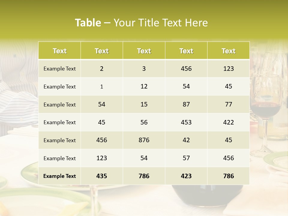 A Group Of People Sitting At A Table With Wine Glasses PowerPoint Template