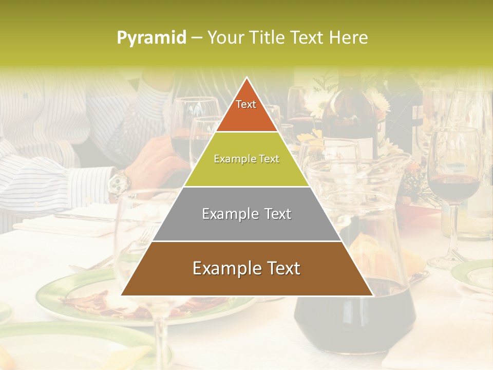 A Group Of People Sitting At A Table With Wine Glasses PowerPoint Template