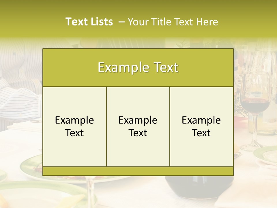 A Group Of People Sitting At A Table With Wine Glasses PowerPoint Template