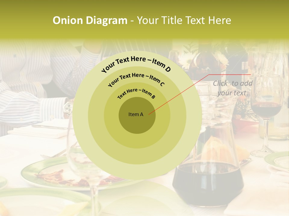 A Group Of People Sitting At A Table With Wine Glasses PowerPoint Template