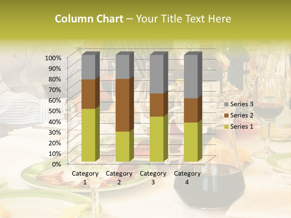 A Group Of People Sitting At A Table With Wine Glasses PowerPoint Template