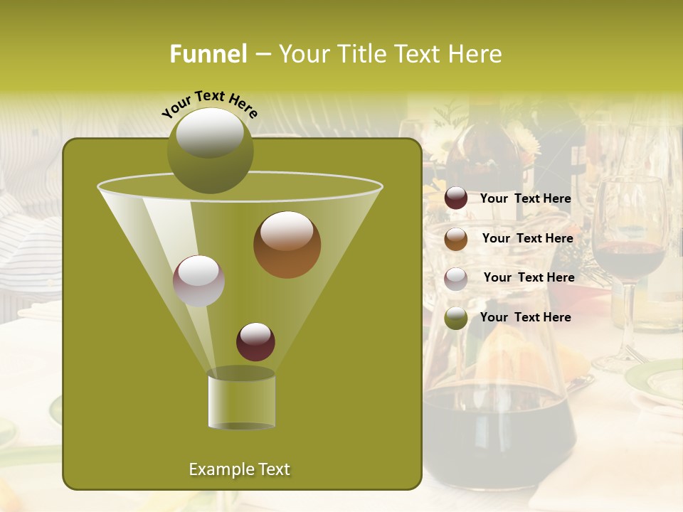 A Group Of People Sitting At A Table With Wine Glasses PowerPoint Template
