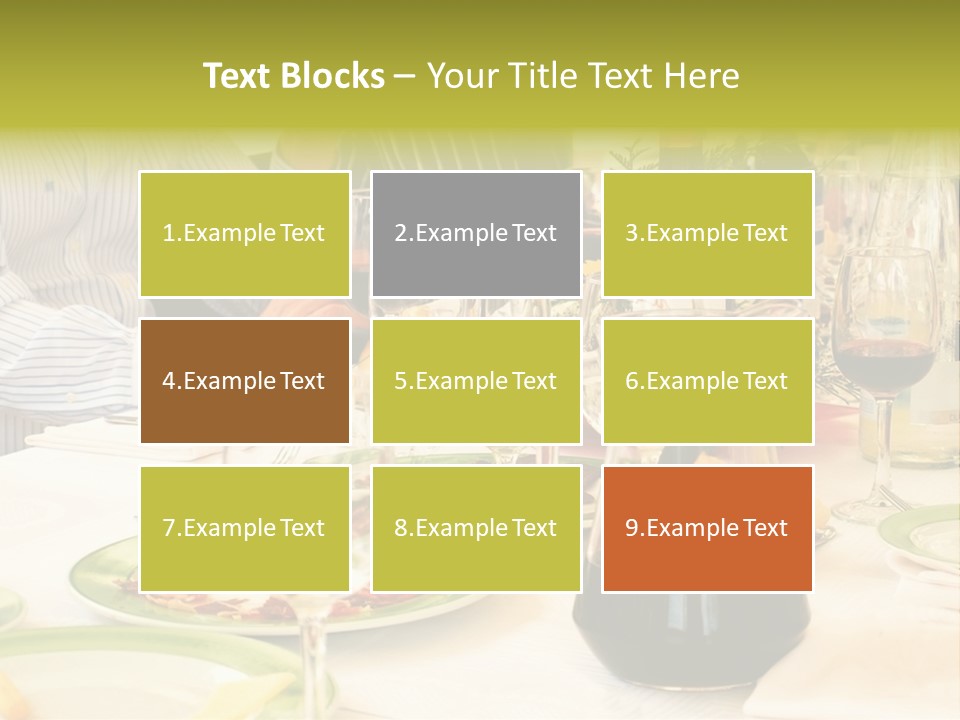 A Group Of People Sitting At A Table With Wine Glasses PowerPoint Template