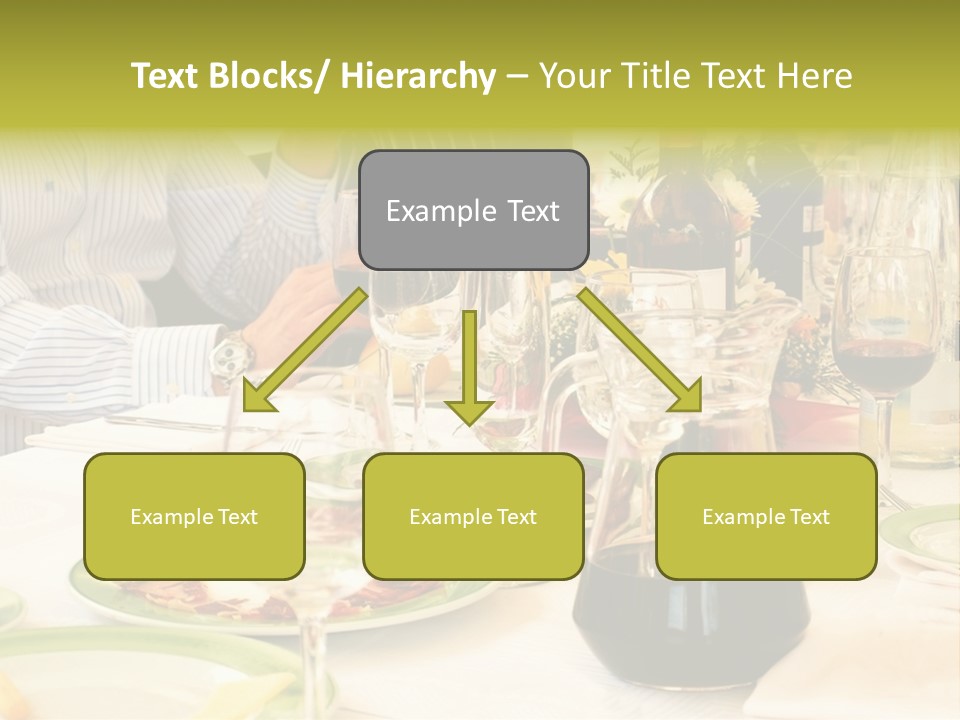 A Group Of People Sitting At A Table With Wine Glasses PowerPoint Template