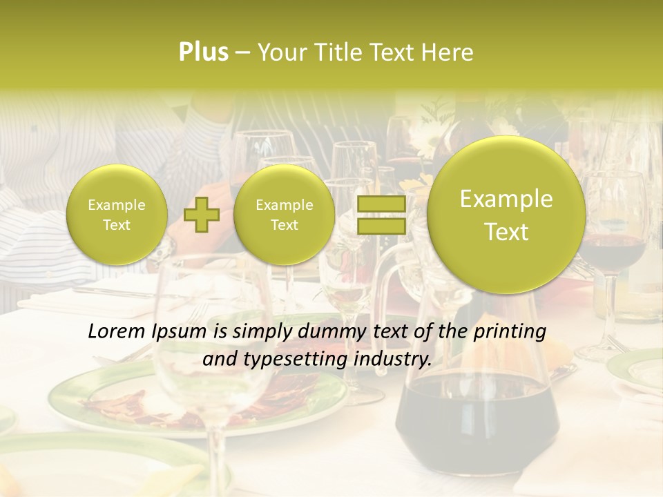 A Group Of People Sitting At A Table With Wine Glasses PowerPoint Template