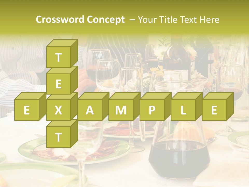 A Group Of People Sitting At A Table With Wine Glasses PowerPoint Template