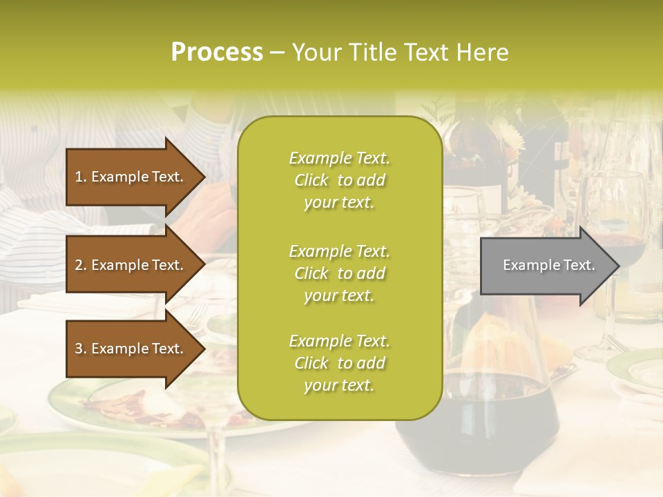 A Group Of People Sitting At A Table With Wine Glasses PowerPoint Template