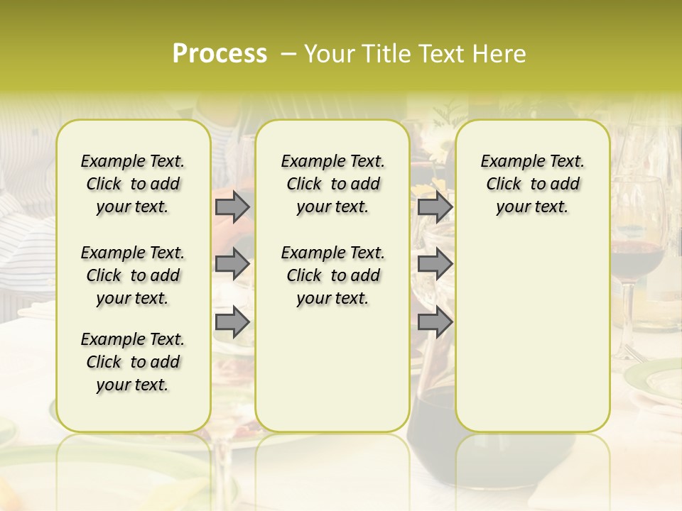 A Group Of People Sitting At A Table With Wine Glasses PowerPoint Template