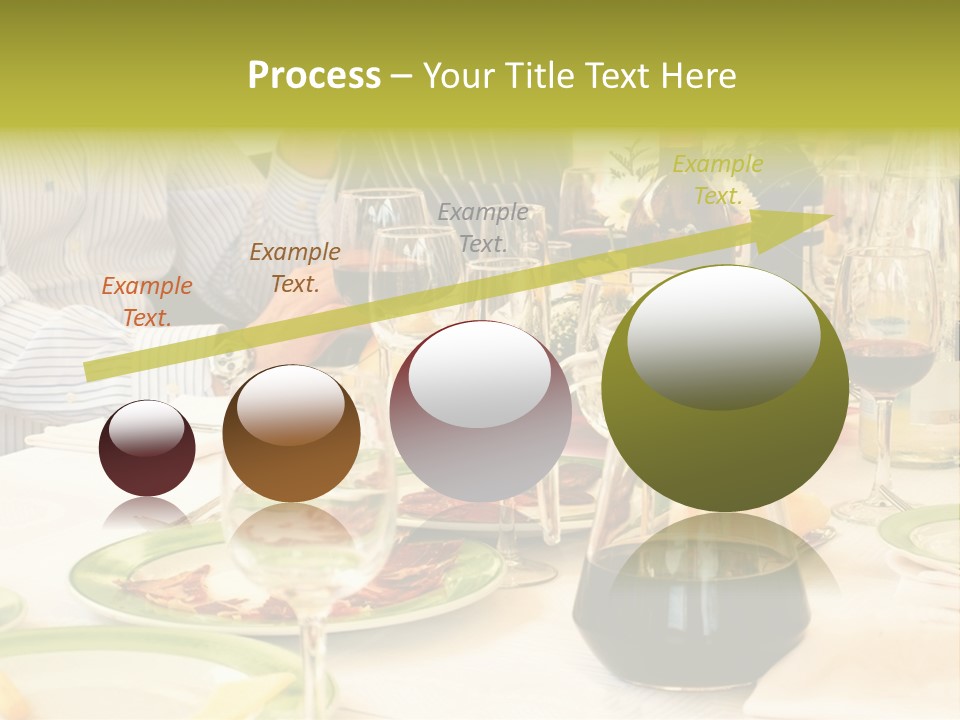 A Group Of People Sitting At A Table With Wine Glasses PowerPoint Template