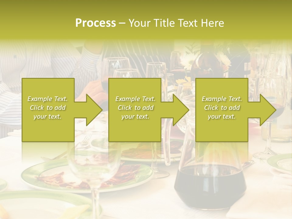 A Group Of People Sitting At A Table With Wine Glasses PowerPoint Template
