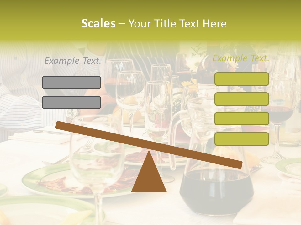 A Group Of People Sitting At A Table With Wine Glasses PowerPoint Template