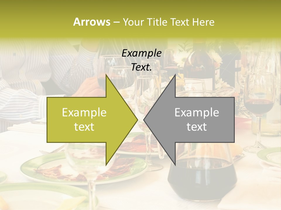 A Group Of People Sitting At A Table With Wine Glasses PowerPoint Template