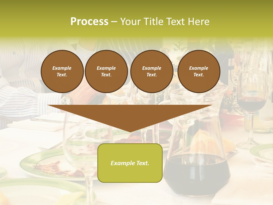 A Group Of People Sitting At A Table With Wine Glasses PowerPoint Template
