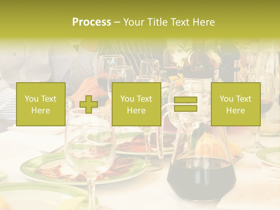 A Group Of People Sitting At A Table With Wine Glasses PowerPoint Template