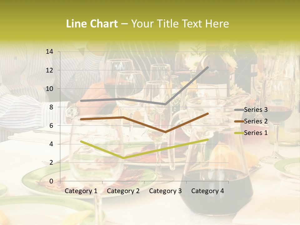 A Group Of People Sitting At A Table With Wine Glasses PowerPoint Template