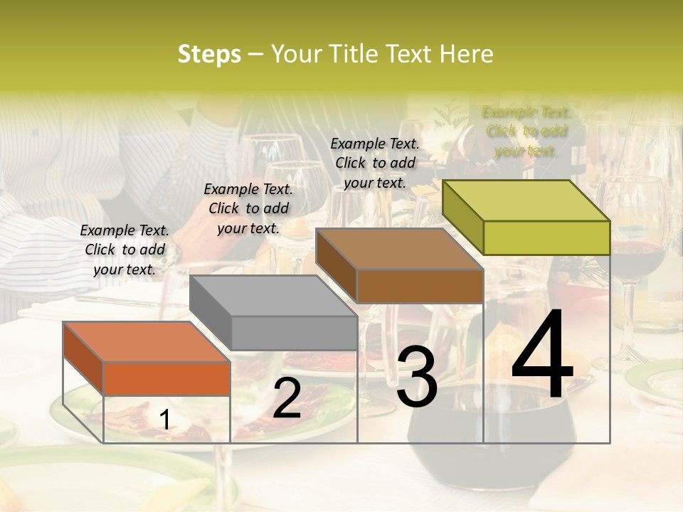 A Group Of People Sitting At A Table With Wine Glasses PowerPoint Template