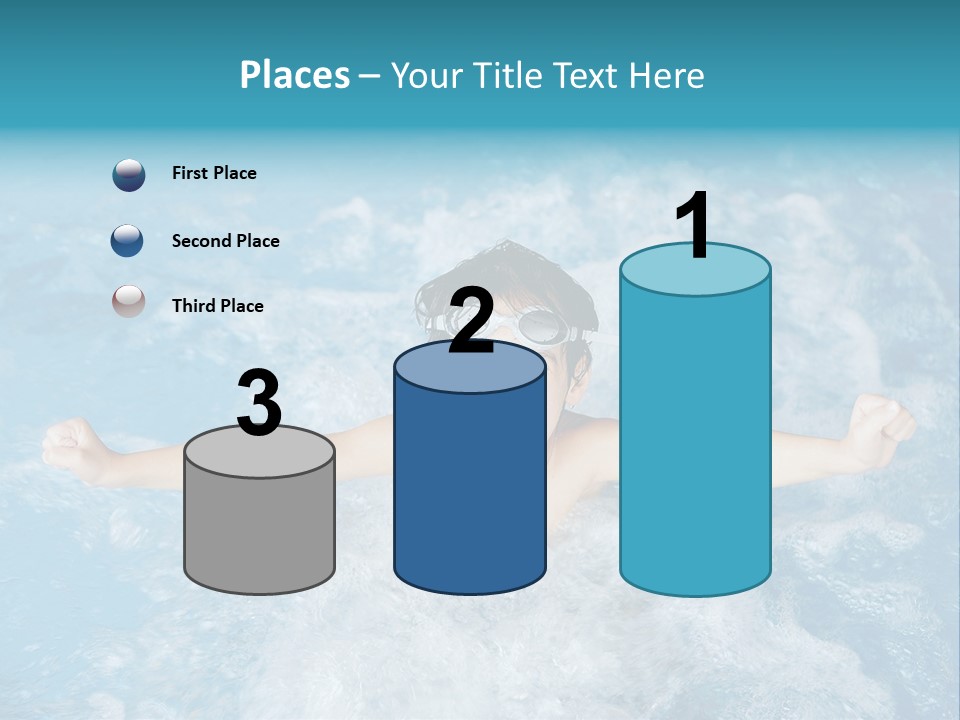 Horizontal Ornate Hairstyle PowerPoint Template