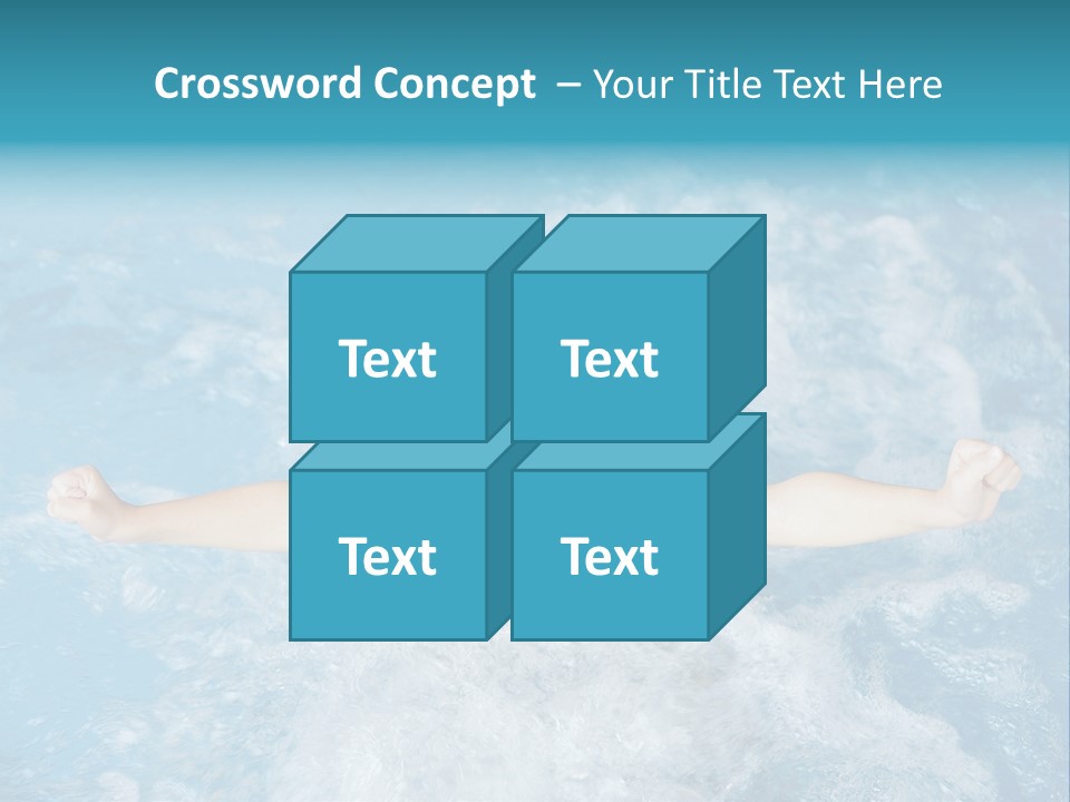 Horizontal Ornate Hairstyle PowerPoint Template