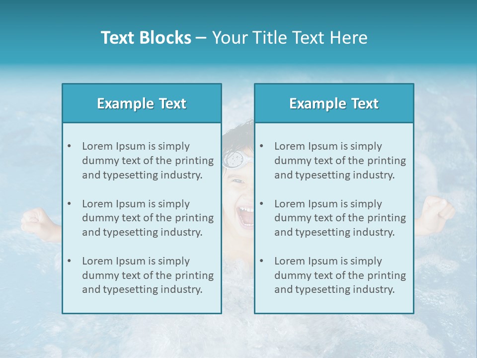 Horizontal Ornate Hairstyle PowerPoint Template