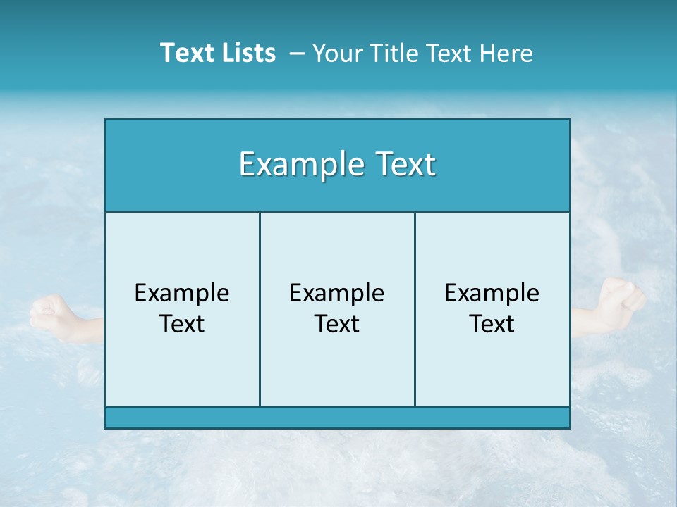 Horizontal Ornate Hairstyle PowerPoint Template