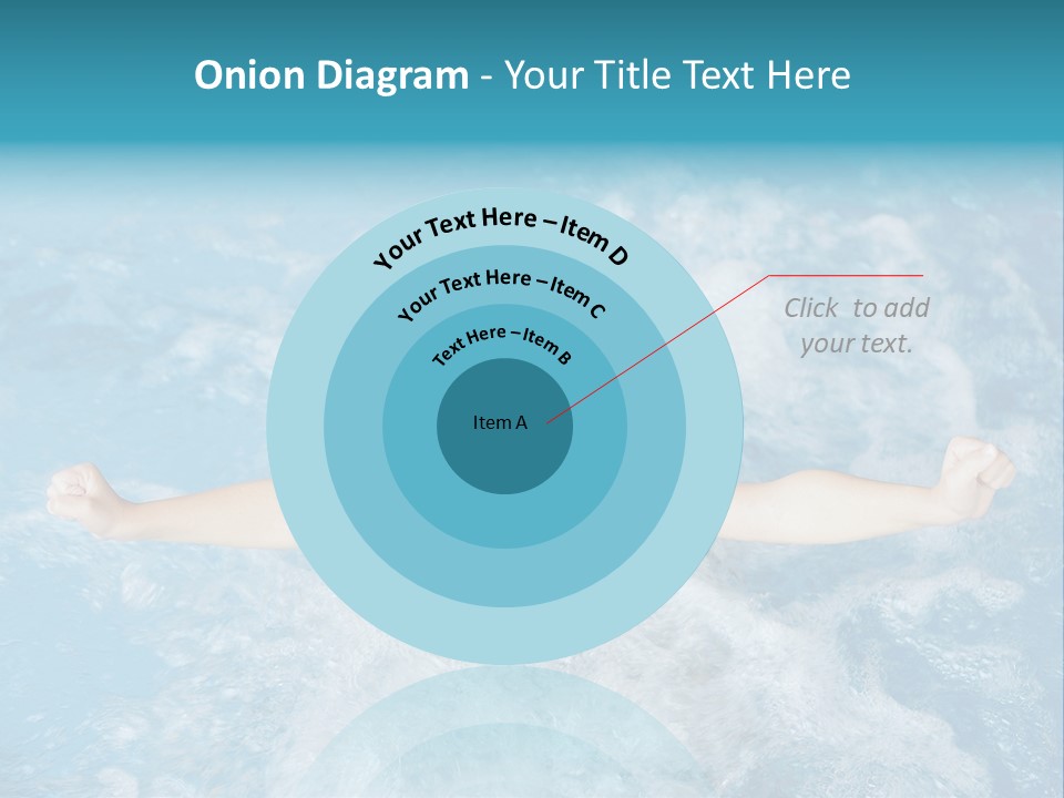 Horizontal Ornate Hairstyle PowerPoint Template