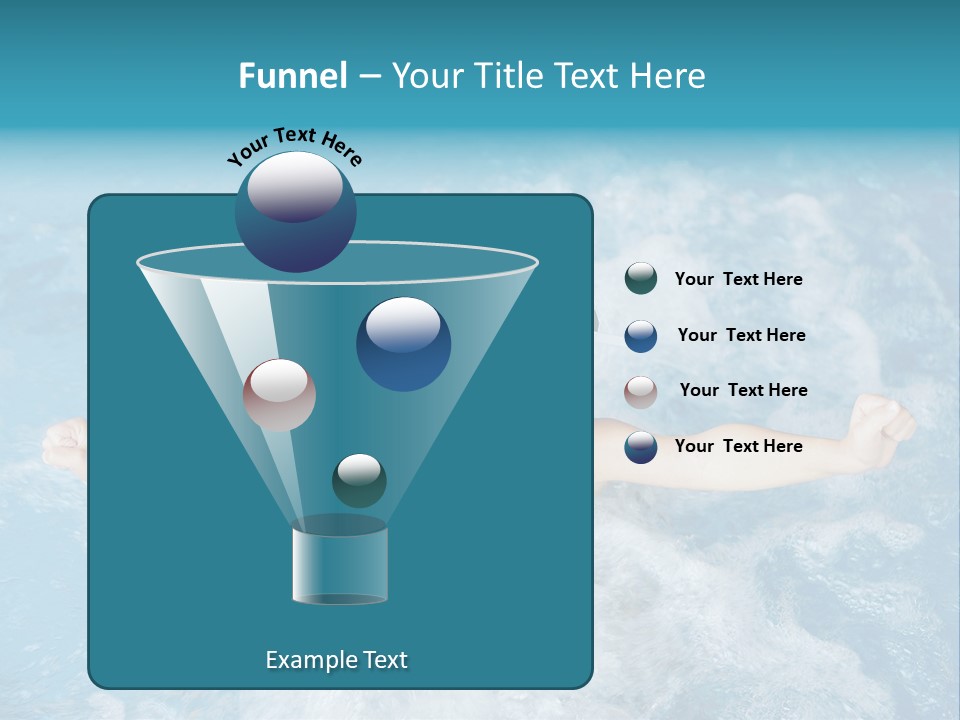 Horizontal Ornate Hairstyle PowerPoint Template